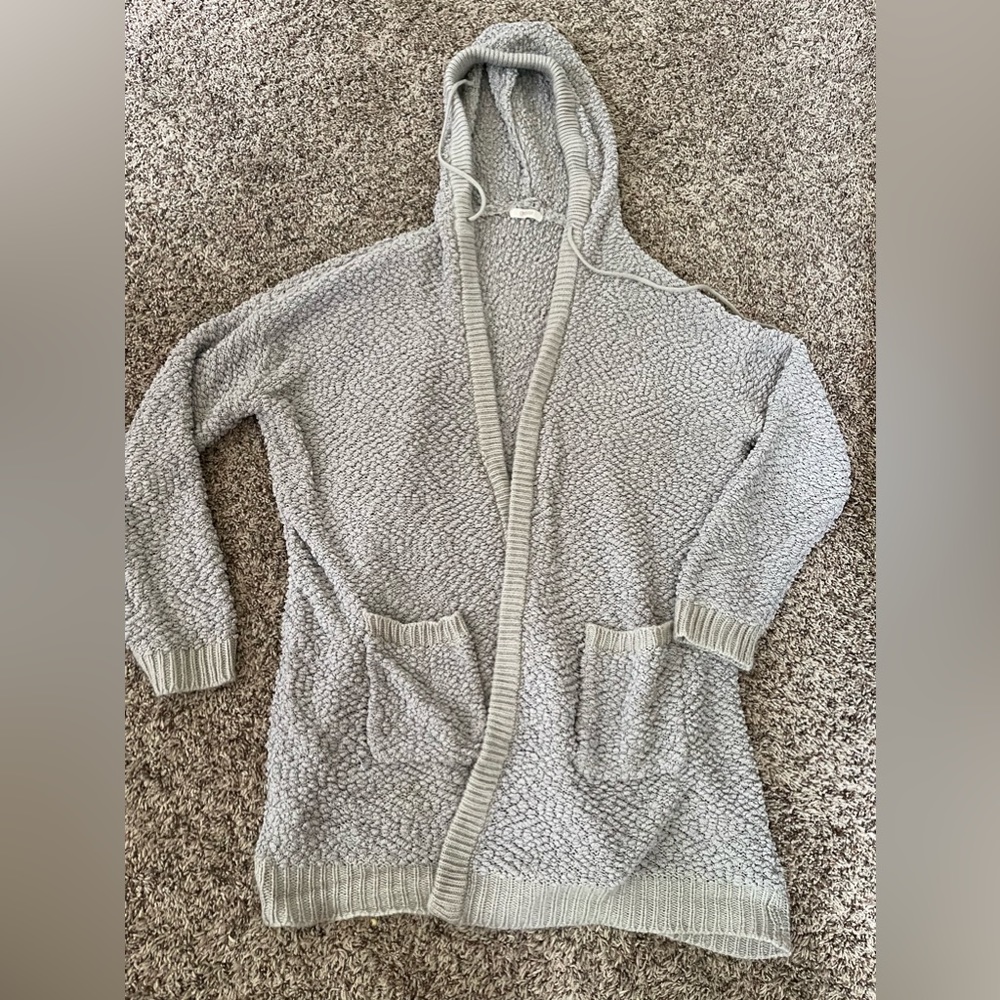 Hooded cardigan